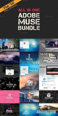 All in One - Adobe Muse Bundle - CM 251582