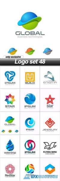 Logo set 48 - 15 EPS