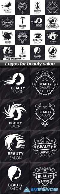 Logos for beauty salon - 9 EPS