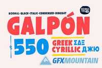 Galp?n Family, Greek+Cyrillic