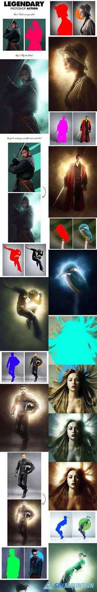 GraphicRiver - Legendary Photoshop Action 13472336