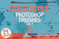 Grunge Photoshop Brushes Vol 1 16386