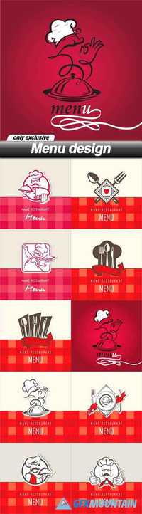 Menu design - 10 EPS