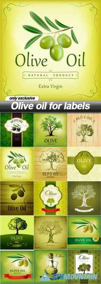 Olive oil for labels - 15 EPS