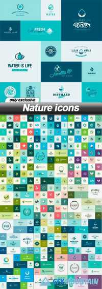 Nature icons - 15 EPS