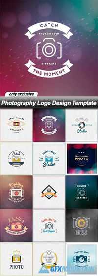 Photography Logo Design Template - 15 EPS