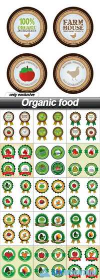 Organic food - 16 EPS