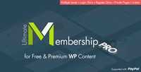 CodeCanyon - Ultimate Membership Pro WordPress Plugin v2.0 - 12159253