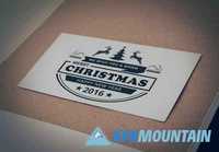 Christmas Greetings Logo & Badges V2 424327