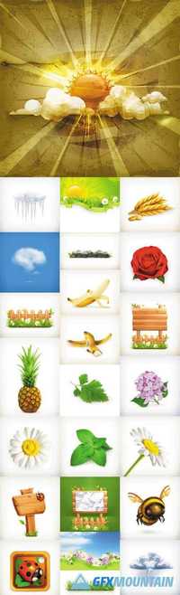 Nature Vector Objects and Illustrations