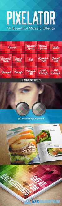 Graphicriver Pixelator - 100+ Pixelating Effects 5117224