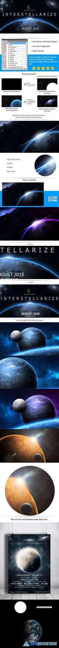 GraphicRiver - Interstellarize - Cosmic Scene Action 12576310