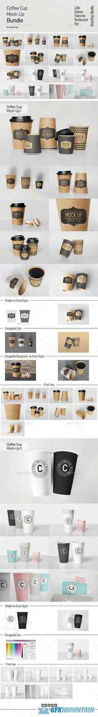 GraphicRiver - Coffee Cup Mock-Up Bundle 13374319