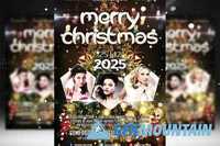 Merry Christmas Flyer Template 5 423722