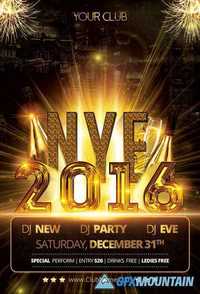 New Year Party Flyer 437133