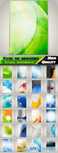Abstract backgrounds for flyer or brochure template - 25 Eps