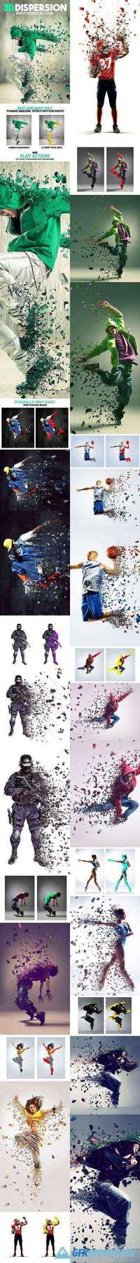 GraphicRiver - 3D Dispersion Photoshop Action 13556163