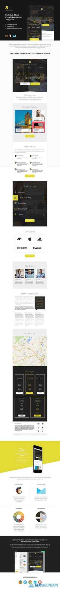 14 Email Newsletter Templates Bundle 436245