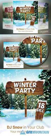 Winter Party Flyer / Poster 18154
