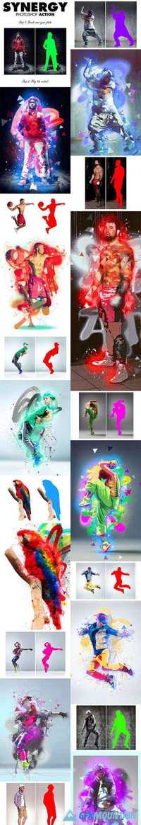 GraphicRiver - Synergy Photoshop Action 12072599