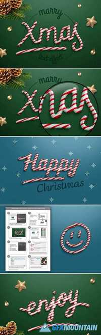 Christmas text effect 446063