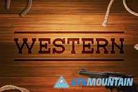Western Text Effects CM 244981