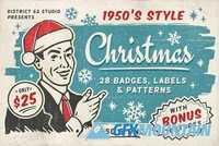 Retro Christmas Labels vol.2