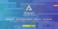 ThemeForest - Waxom v1.1.2 - Clean & Universal PSD Template - 8407963
