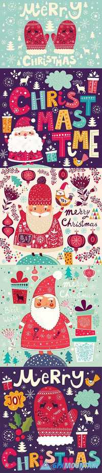 Bundle of Christmas illustrations 450897