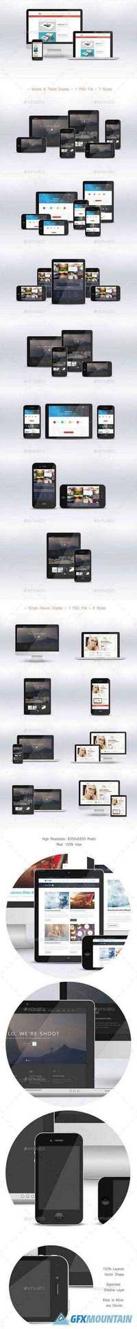 GraphicRiver - 11759804 Responsive Devices Mock-ups