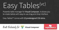 CodeCanyon - Easy Tables v1.0.7 - Table Manager for Visual Composer - 5559903