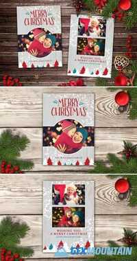 Christmas Card - Rustic Cottage 458004