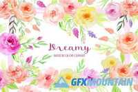 Watercolor Clipart Dreamy Collection 460149