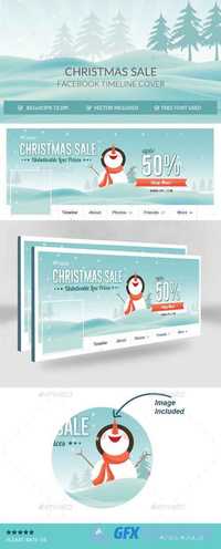 Christmas Sale Facebook Timeline Cover 13899202