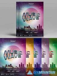 Music Wave 02 - Concert Flyer 458989