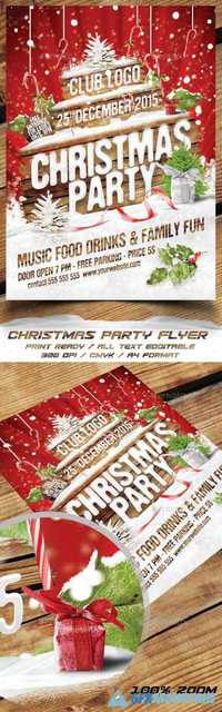 Graphicriver - Christmas Party Flyer 13853857