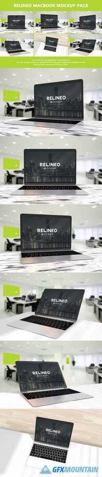 Relineo Macbook Mockup Pack - #1 455069