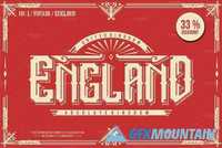 England Font + Poster vector