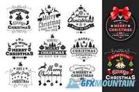 Christmas & New Year Badges & Label 454268