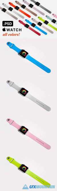Apple Watch PSD Mockup 454755