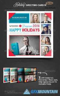 Photo Collage Holiday Greeting Card - 5505083
