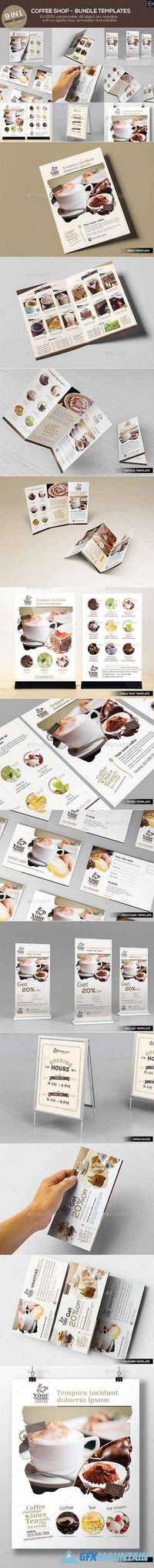 GraphicRiver - Coffee Shop - Bundle Templates 12527338