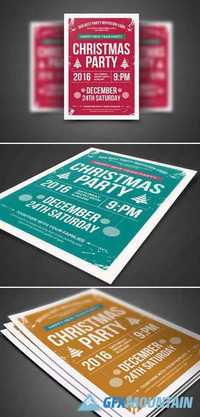 Christmas Party Flyer Template 431323