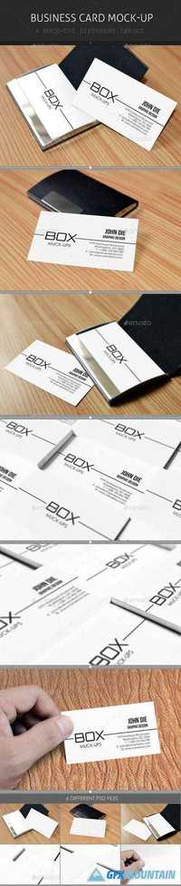 GraphicRiver - Business Card Mock-Up 13214638