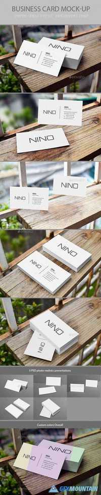 GraphicRiver - Business Card Mock-Up 12781132