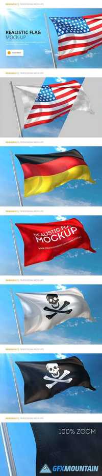 Flag Mockup 470044