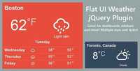 CodeCanyon - Flat Weather jQuery Plugin v1.0 - 9265378