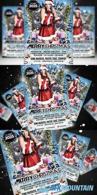 Merry Christmas Flyer Template 416076