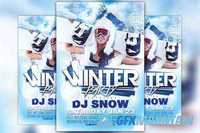 Winter Party Flyer Template 418615