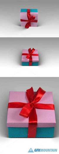 8 Photorealistic Gift Box Mockps v2 474082